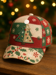 Christmas Tree Art Print Casual Unisex Hat