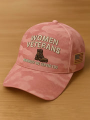 Women‘s Veterans Print Hat