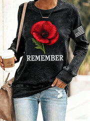 Women's Lest We Forget Casual Sweatshirt