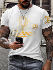 Men's Baseball Lover Champion Printed T-shirt