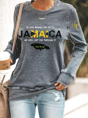 Women's Hurricane Melissa Jamaica Strong Sweatshirt