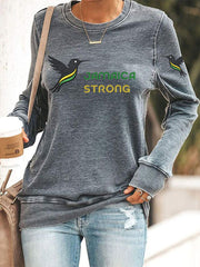Women's Hurricane Melissa Jamaica Strong Sweatshirt
