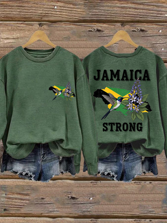 Women's Hurricane Melissa Jamaica Strong Sweatshirt