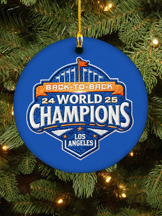 Baseball World Series Champions 2025 Print Printed Acrylic Decorative Ornament