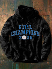 Men's Los Angeles Dodgers Yohji Yamamoto MVP World Series Champion 2025 Reversible Baseball Fleece Hoodie