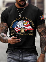 Men's United States of America 250th Anniversary Print T-Shirt