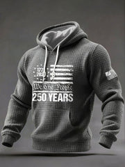 Men's United States 250 Years Printed Casual Hoodie