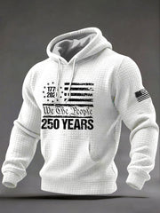 Men's United States 250 Years Printed Casual Hoodie