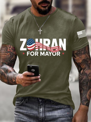 Men's Zohran For Mayor Short-sleeved T-shirt