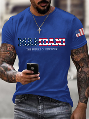 Men's Mamdani The Future Of New York Short-sleeved T-shirt