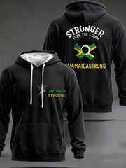 Men's Hurricane Melissa Jamaica Stronger Than The Storm Pray For Jamaica Hoodie