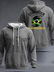 Men's Hurricane Melissa Jamaica Stronger Than The Storm Pray For Jamaica Hoodie