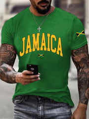 Men's Jamaica Hurricane Melissa Jamaica Stronger Than The Storm Tee