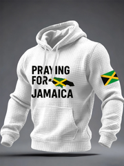 Men's Praying for Jamaica Print Hoodie