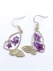 Alzheimer's Awareness Floral Earing