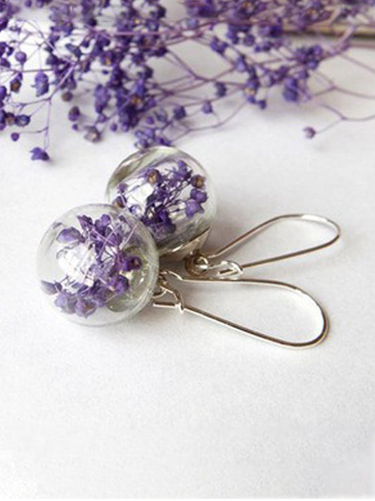 Alzheimer's Awareness Floral Earing