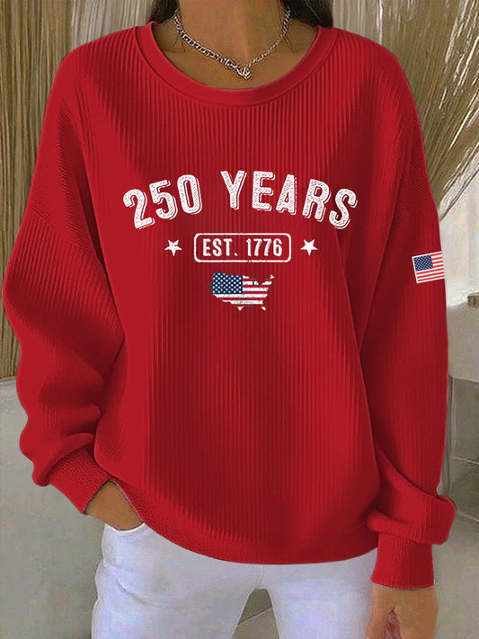 Women's America 250 Printed Casual Sweatshirt
