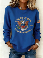 Women's America 250 Printed Casual Sweatshirt