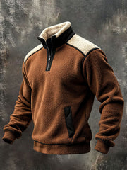 Men's Retro Warm Outdoor Sweatshirt