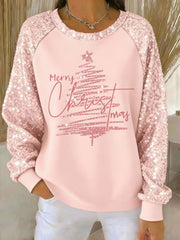 Women's Christmas Print Casual Sweatshirt
