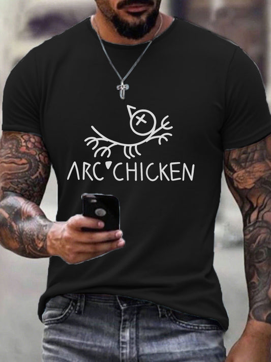 Men's Funny Arc'chicken T-Shirt