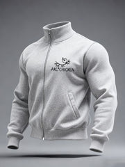 Men's Funny Arc'chicken Jacket