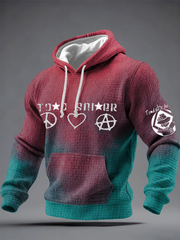 Men's Todd Snider Checkered Cotton Hoodie