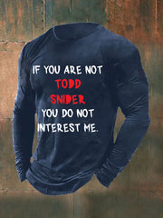 Men's Todd Snider long sleeve T-shirt