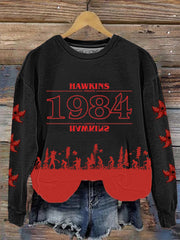 Women's 1984 Hawkins Indiana Regular Sweatshirt