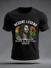 Men's Reggae Legend Jimmy Cliff Print Commemorative Tee