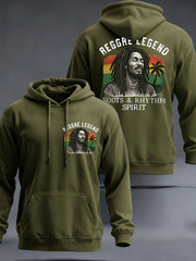 Men's Reggae Legend Jimmy Cliff Print Commemorative Hoodie