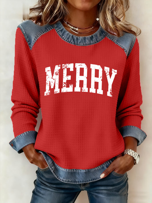 Women's Merry Christmas Casual Sweatshirt