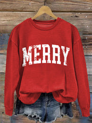 Women's Merry Christmas Casual Sweatshirt