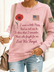 Women's Lest We Forget Casual Sweatshirt