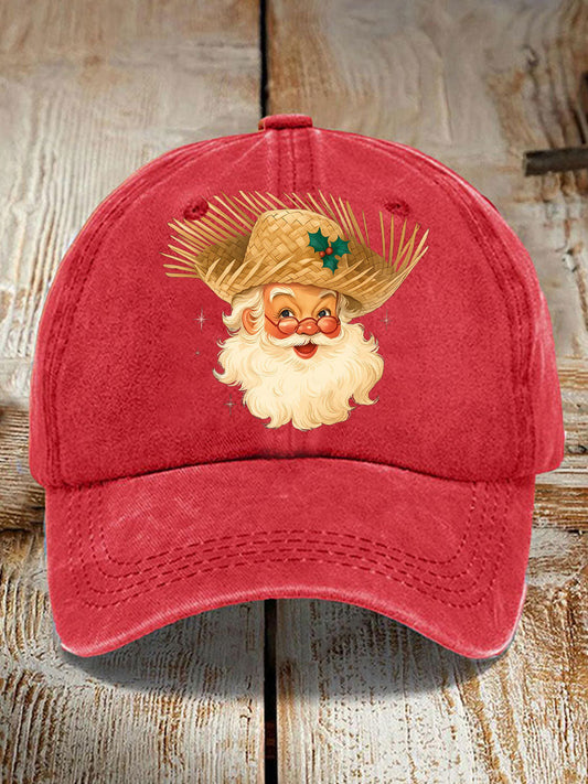 Unisex Funny Puerto Rico Christmas Printed Hats