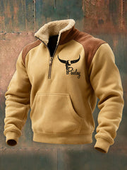 Men's Vintage Western Paisley Printed Casual Sweatshirt