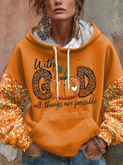 Women's With God All Things Are Possible Hoodie