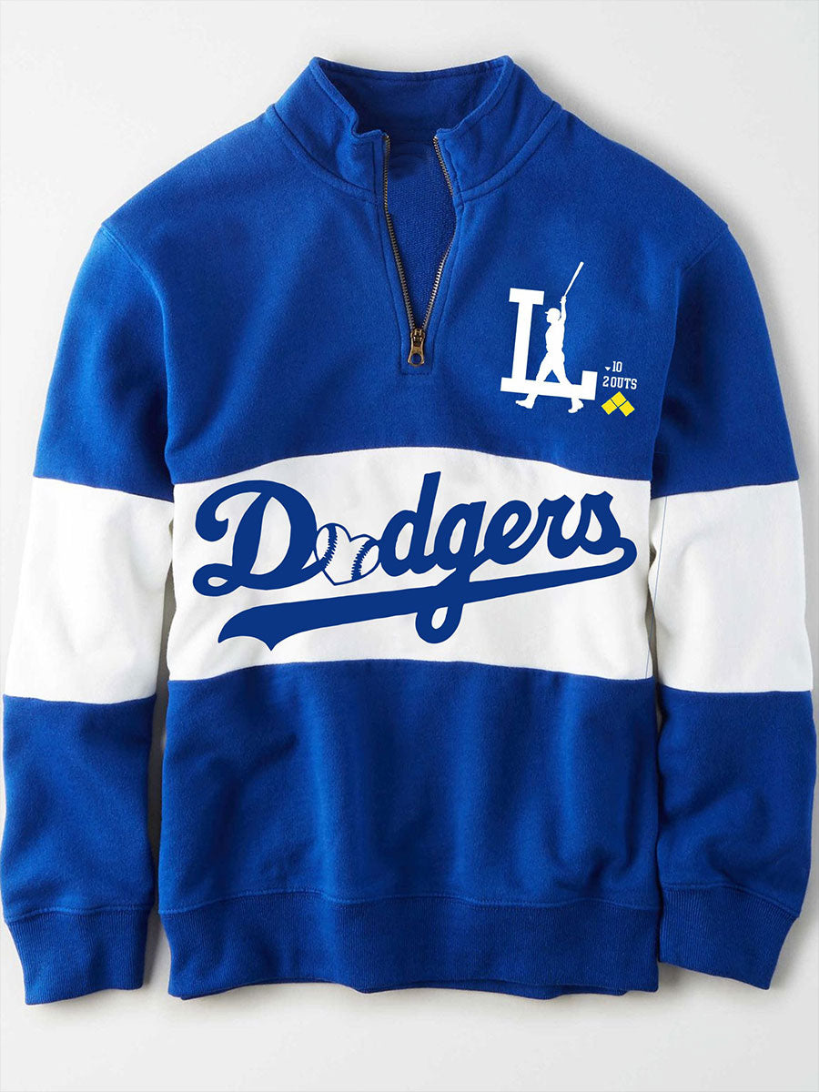 Men's Baseball Zip-Up Hoodie