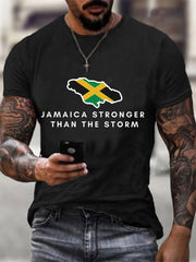 Men's Hurricane Melissa Jamaica Stronger Than The Storm Pray For Jamaica Tee