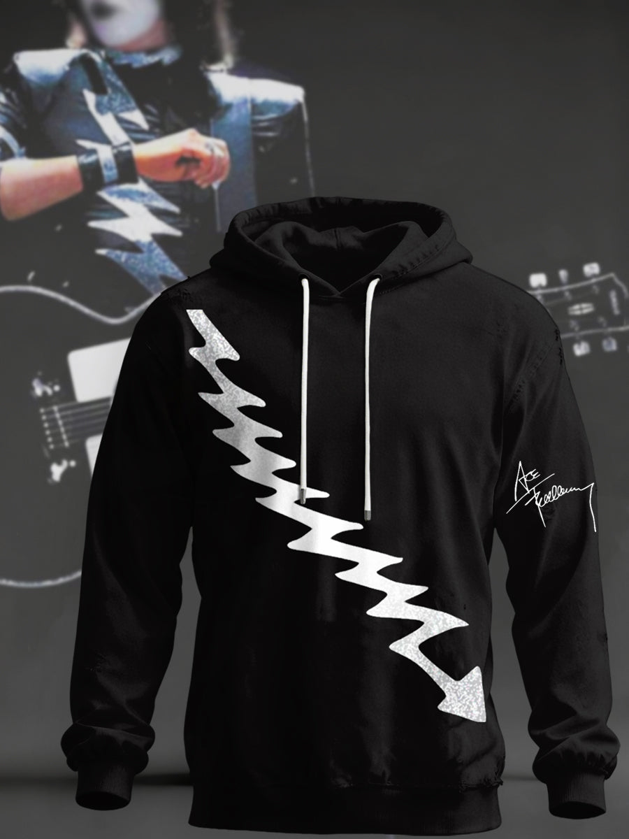 Men's Ace Frehley Printed Hoodie