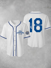 Men's Los Angeles Dodgers Yohji Yamamoto MVP World Series Champion 2025 Reversible Baseball Short Sleeve Shirt