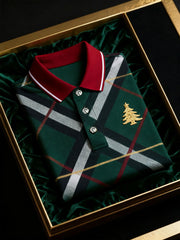 Men's Christmas Business Art Printed Shirt