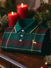 Men's Christmas Business Art Printed Shirt