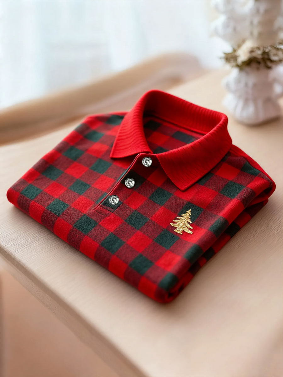 Men's Christmas Business Art Printed Shirt
