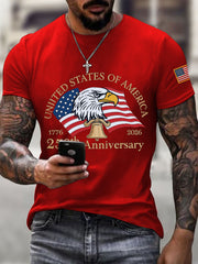 Men's United States of America 250th Anniversary Print T-Shirt