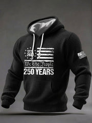 Men's United States 250 Years Printed Casual Hoodie