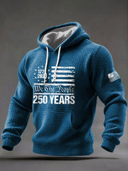 Men's United States 250 Years Printed Casual Hoodie