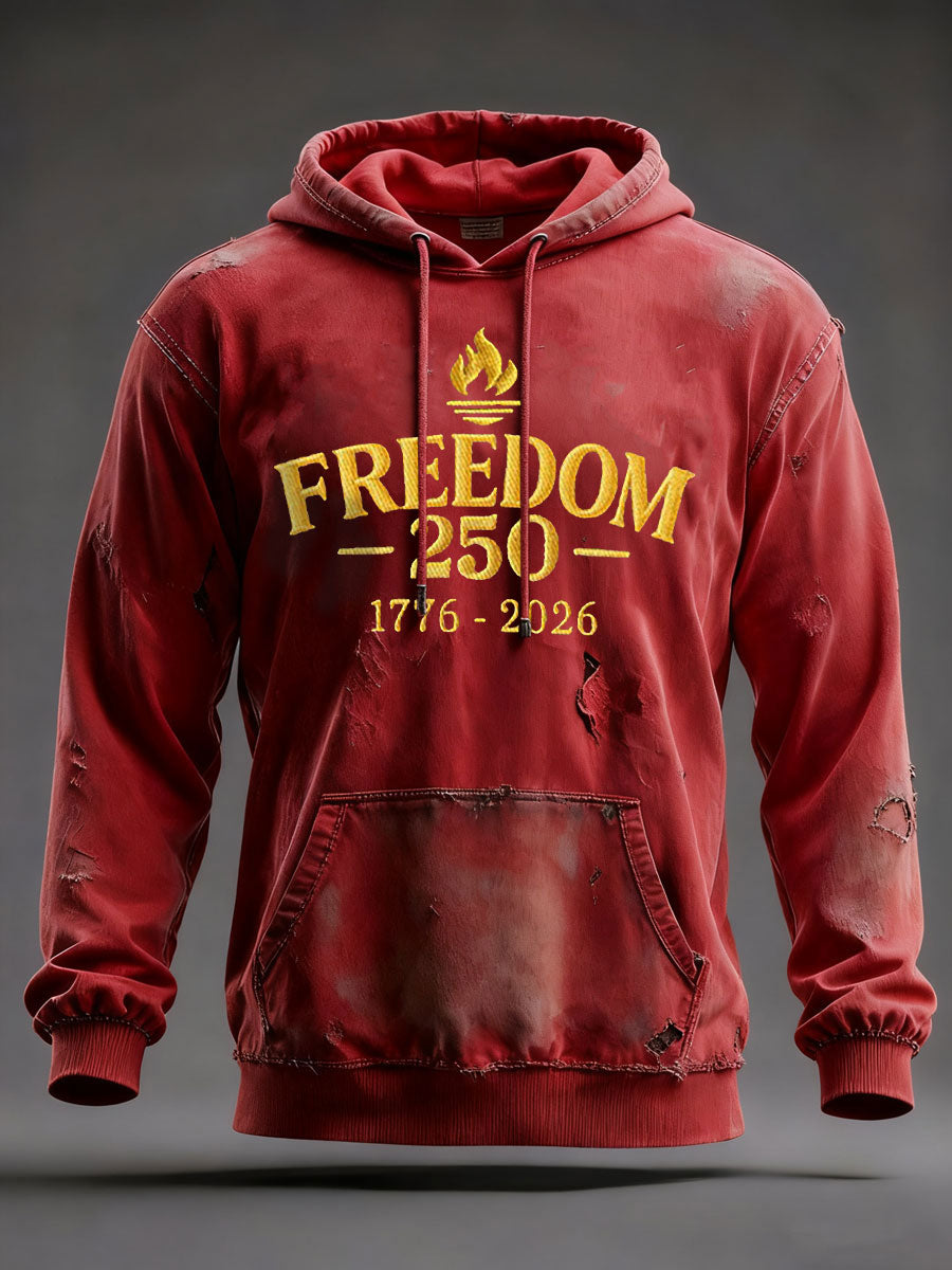 Men's FREEDOM 250 Printed Casual Hoodie