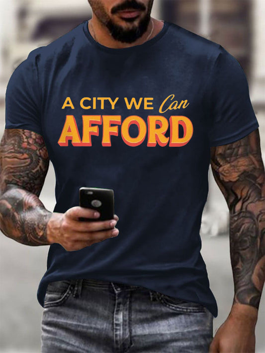 Men's NYC A City We Can Afford Printed T-shirt