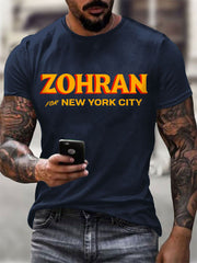 Men's Zohran for NYC New York Mayor Printed T-shirt